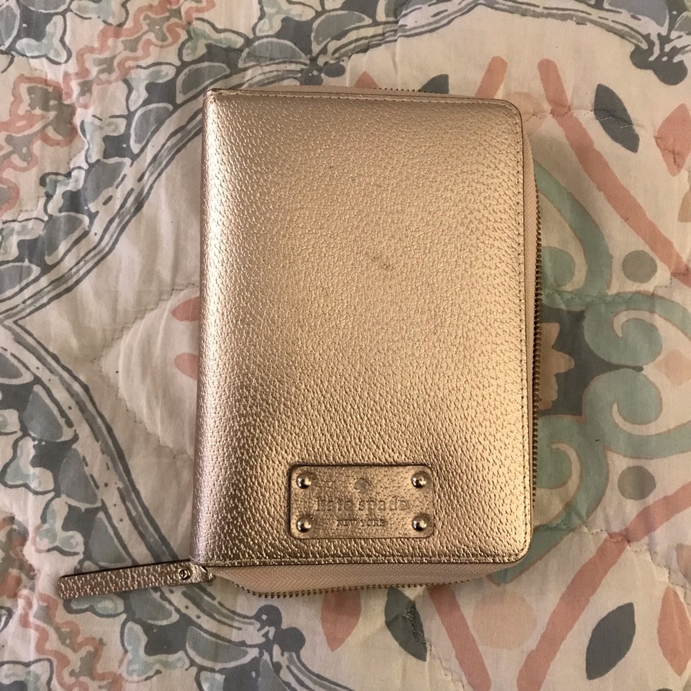 Kate Spade Rose Gold Leather Agenda